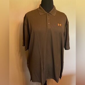 Men’s 3x Under Armour Brown Polo Shirt NWT great for golf or everyday